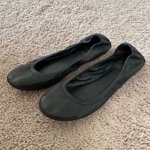 Tory Burch Eddie ballet flat black sz 10